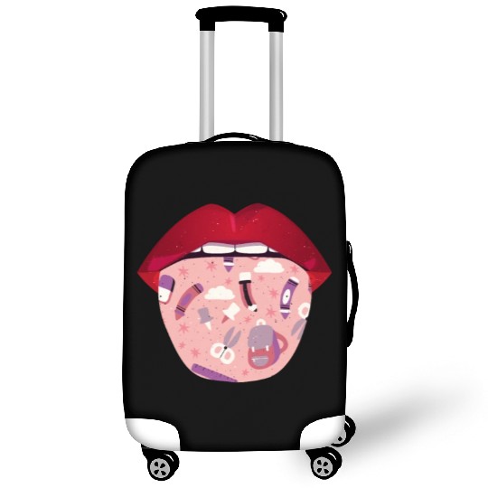 Daycare Teacher Lips Luggage Covers