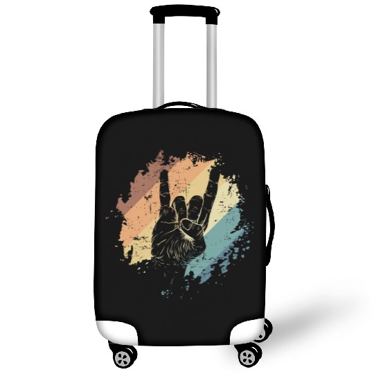 Heavy Metal Hand Sign Music Band Genre Luggage Covers