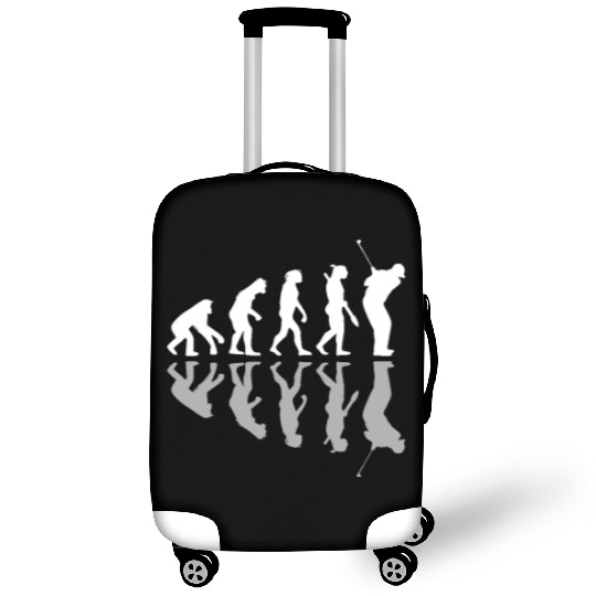 Golfing Human Evolution Golfer Humor Golf Playera Luggage Covers
