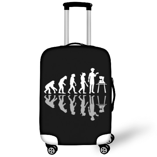 Human Evolution Home Brewing Coffeemaker Barista Luggage Covers