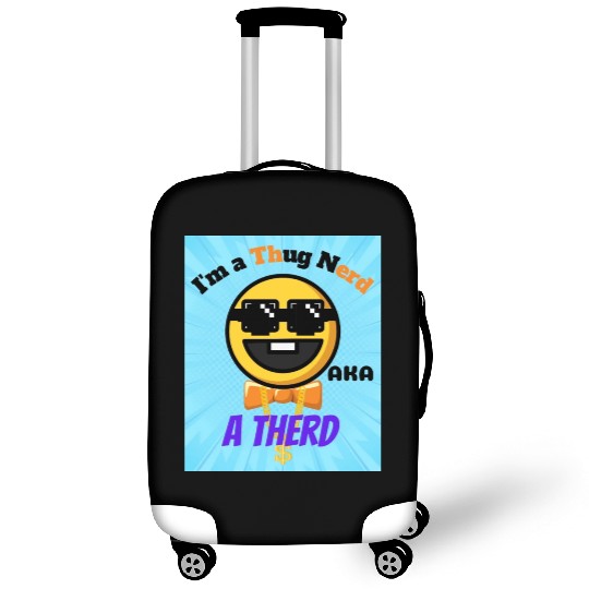 Thug Nerd aka Therd funny meme Luggage Covers