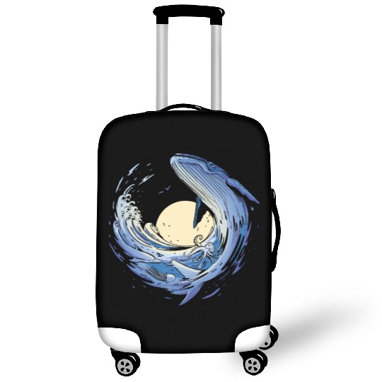 Big whale sea sailing Big whale sea sailing inspir Luggage Covers