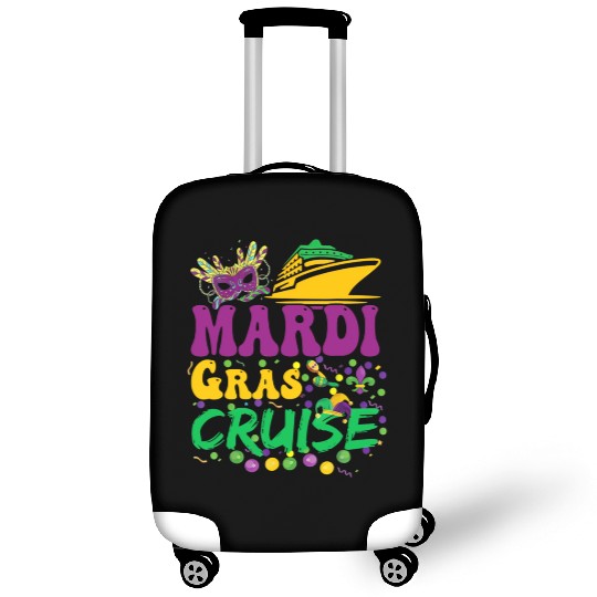 Mardi Gras Cruise Cruising Mask Cruise Ship Party Luggage Covers