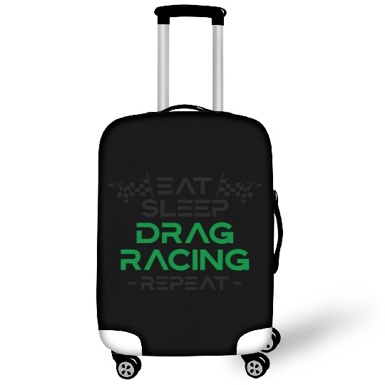 Drag Racing Race Car Eat Sleep Luggage Covers