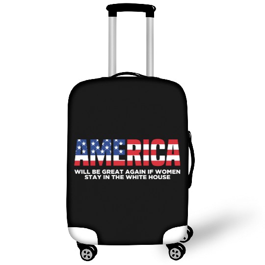 America Will Be Great Again Black Luggage Covers