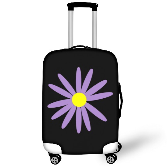 Lavender Daisy Luggage Covers