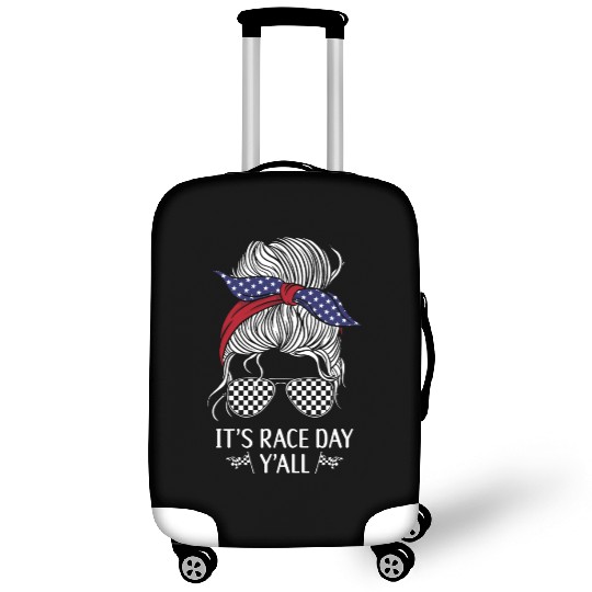 Drag Racing Race Car Girl Luggage Covers
