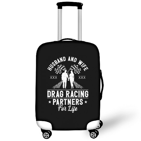 Drag Racing Race Car Husband Wife Luggage Covers