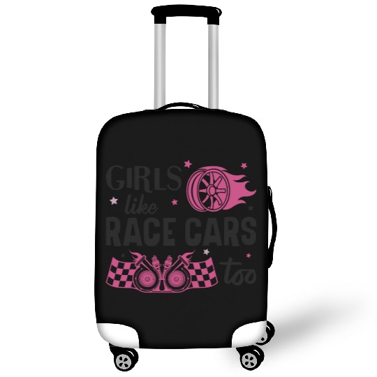 Drag Racing Race Car Girl Girls Luggage Covers