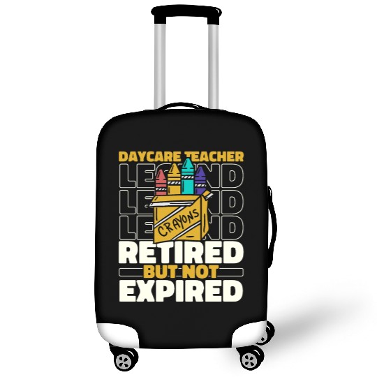 Daycare Teacher Retired Luggage Covers