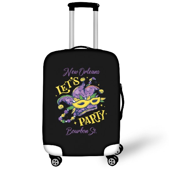 Mardi Gras Bourbon Street New Orleans Souvenir Lou Luggage Covers