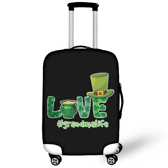 Shamrock Love Grandma Saint Patrick Day Luggage Covers