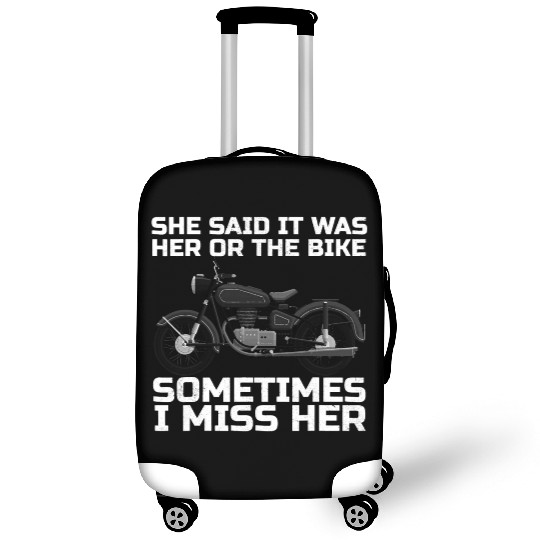 Funny Motorcycle Luggage Covers Biker Racing Offroad Biking