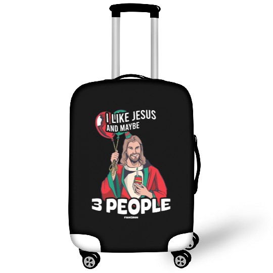 I Like Jesus And Maybe 3 People Luggage Covers