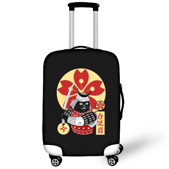 Samurai Cat Luggage Covers