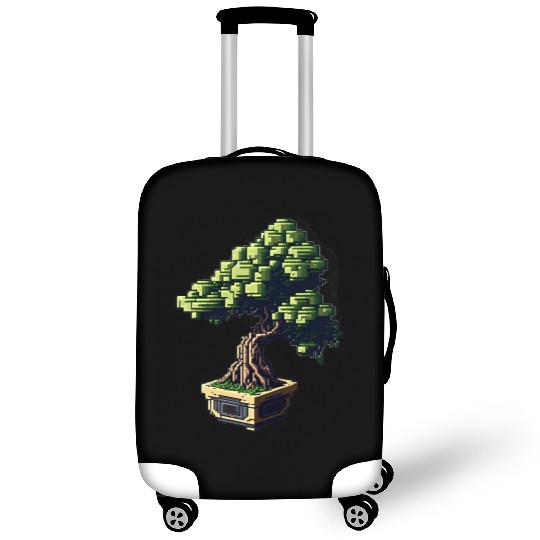 8 Bit Bonsai Tree Luggage Covers