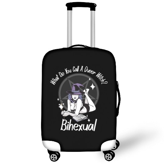 Bihexual Funny Bisexual Queer Witch LGBT Wicca Luggage Covers