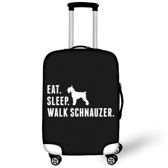 Eat Sleep Walk Schnauzer Luggage Covers