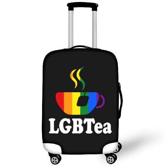 LGBTea Funny Teacup Rainbow Pride Month Gay Tea Lo Luggage Covers