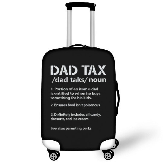Vintage Dad Tax Definition Men Funny Father's Day Luggage Covers