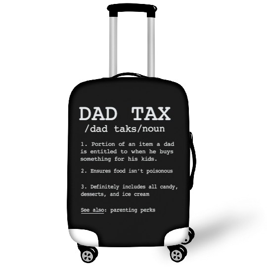 Vintage Dad Tax Definition Men Funny Father's Day Luggage Covers