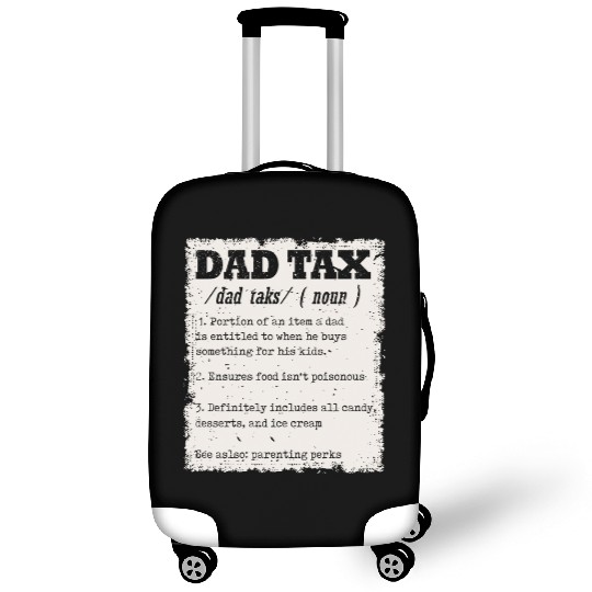 Vintage Dad Tax Definition Men Funny Father's Day Luggage Covers