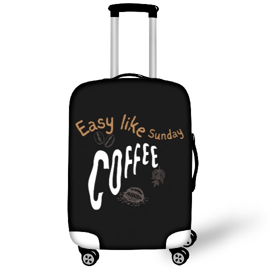 Easy like sunday coffee Luggage Covers