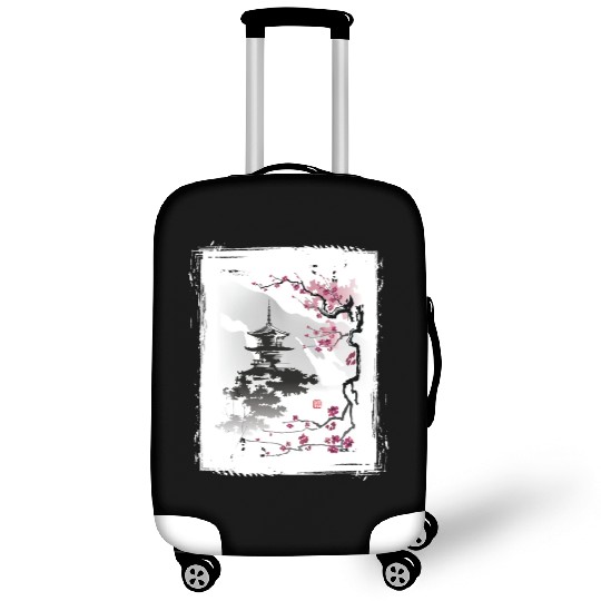 Cherry Blossom Jiin Japan Nature Luggage Covers