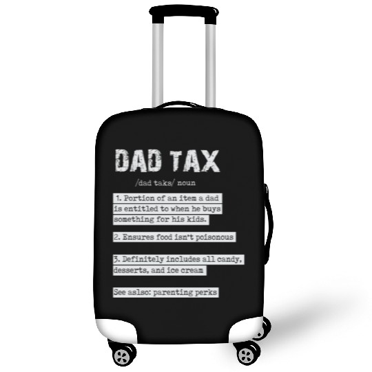 Vintage Dad Tax Definition Men Funny Father's Day Luggage Covers