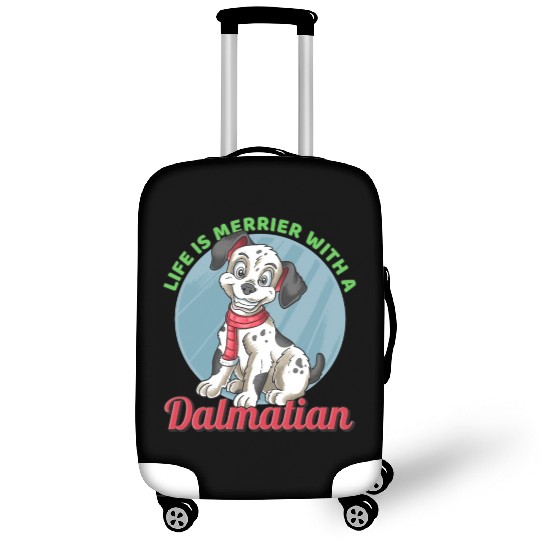 Dalmatian Life's Merrier With A Dalmatian Luggage Covers