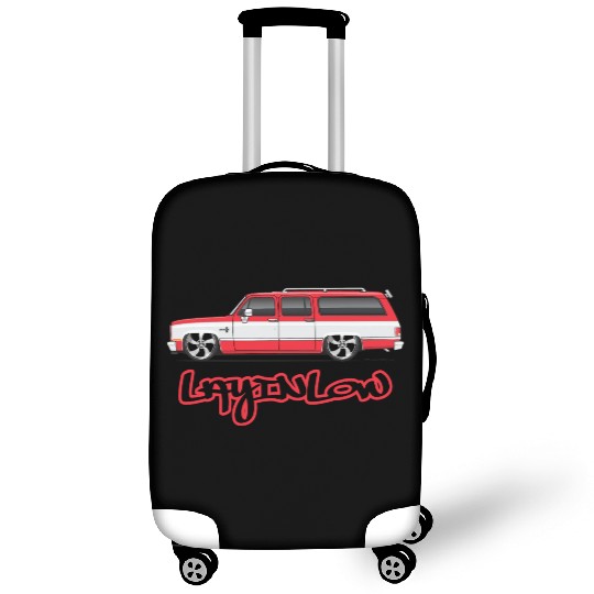layinlow Cardinal Red Luggage Covers
