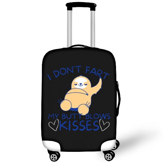 I Don't Fart My Butt Blows Kisses Sloth Luggage Covers