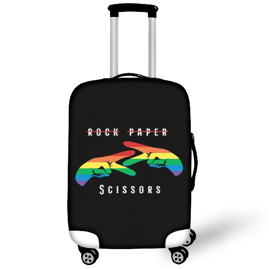 Rock Paper Scissors | Funny Lesbian Pride LGBT Luggage Covers