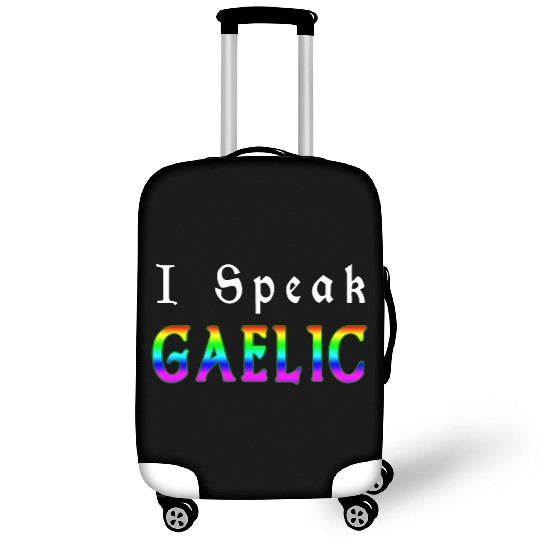 St Patricks Day Rainbow LGBT | I Speak Gaelic Luggage Covers
