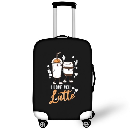 I Love You A Latte Luggage Covers