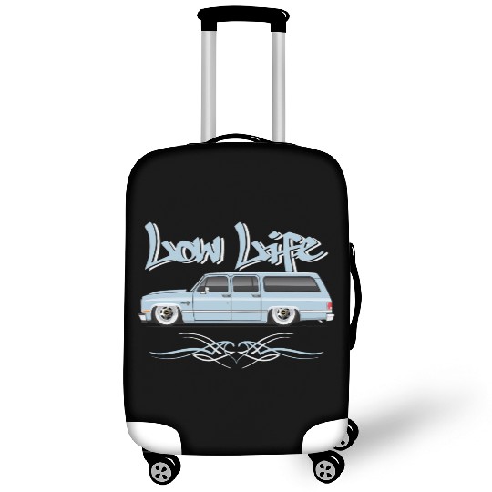 low life Light Blue Luggage Covers