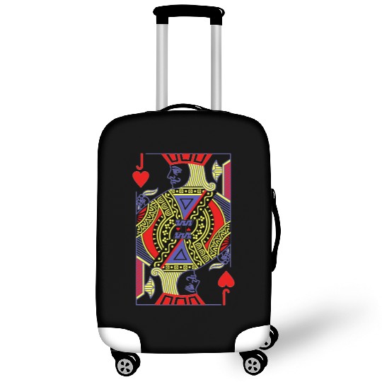 jack of hearts royal flush costume halloween playi Luggage Covers