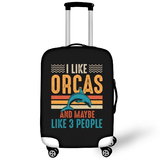 I Like Orcas and Maybe 3 People, Orca Killer Whale Luggage Covers