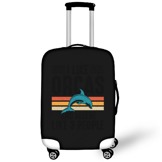 I Like Orcas and Maybe 3 People, Orca Killer Whale Luggage Covers