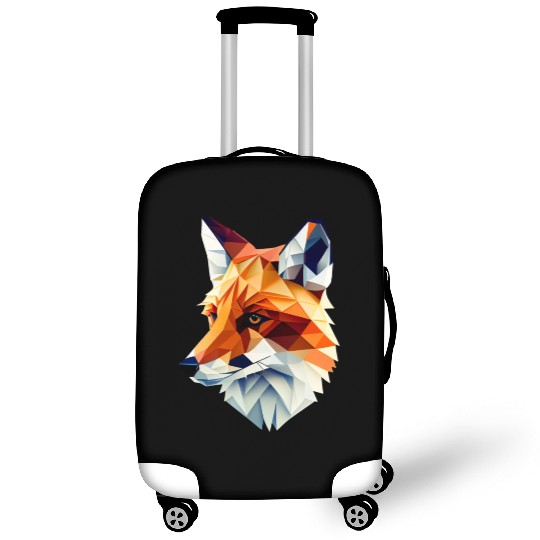 Fox Polygon Wild Animal Lover Wildlife Zookeeper Luggage Covers