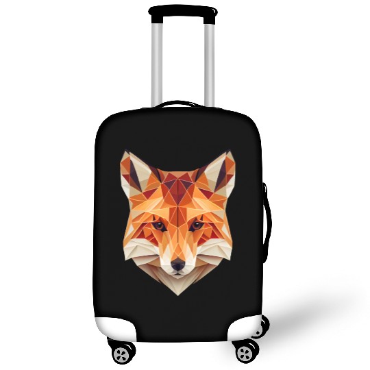 Fox Polygon Wild Animal Lover Wildlife Zookeeper Luggage Covers