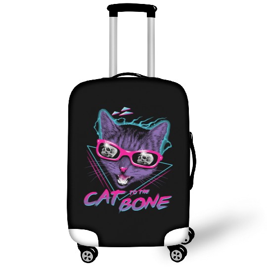 Vaporwave Cat Streetwear Luggage Covers