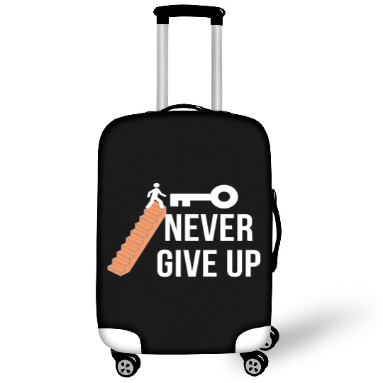 NEVER GIVE UP Luggage Covers