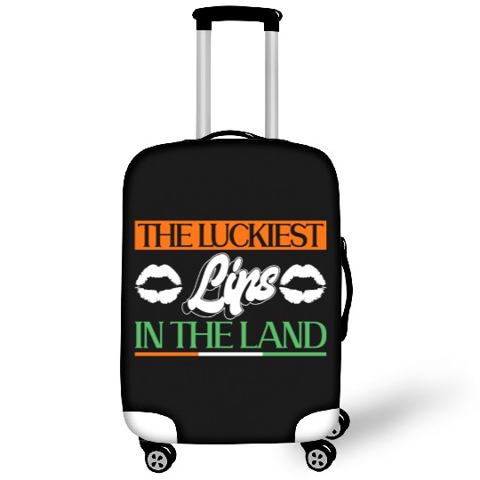 The Luckiest Lips In The Land - St Patricks Day Luggage Covers