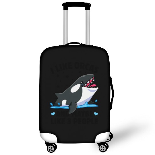 I like orcas and maybe like 3 people killer whale Luggage Covers