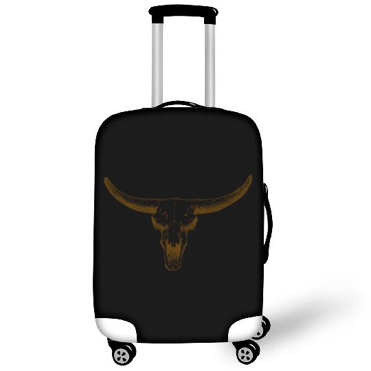 bull skull Luggage Covers