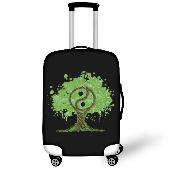 Ying Yang Tree of Life Luggage Covers