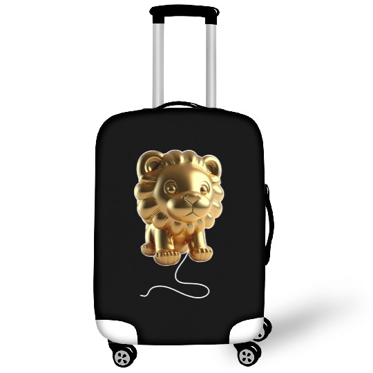 Lion Gold Balloon Luggage Covers