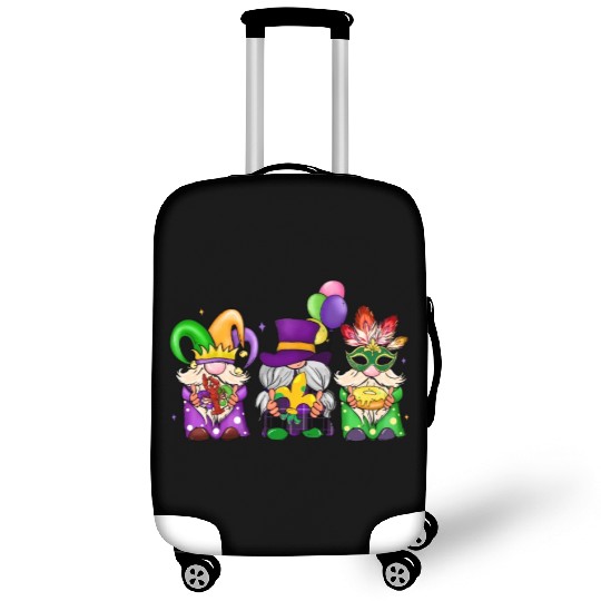 Kids Toddler Girls Fleur de Lis Mardi Gras Gnomes Luggage Covers
