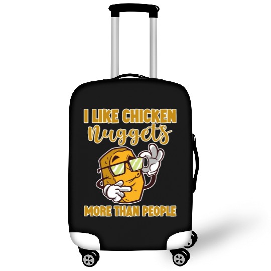 I Like Chicken Nuggets More Than People 4 Luggage Covers